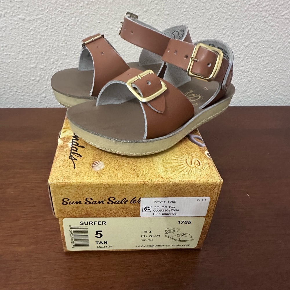 Salt Water Sandals by Hoy Tan Kids Sandals - Picture 4 of 7